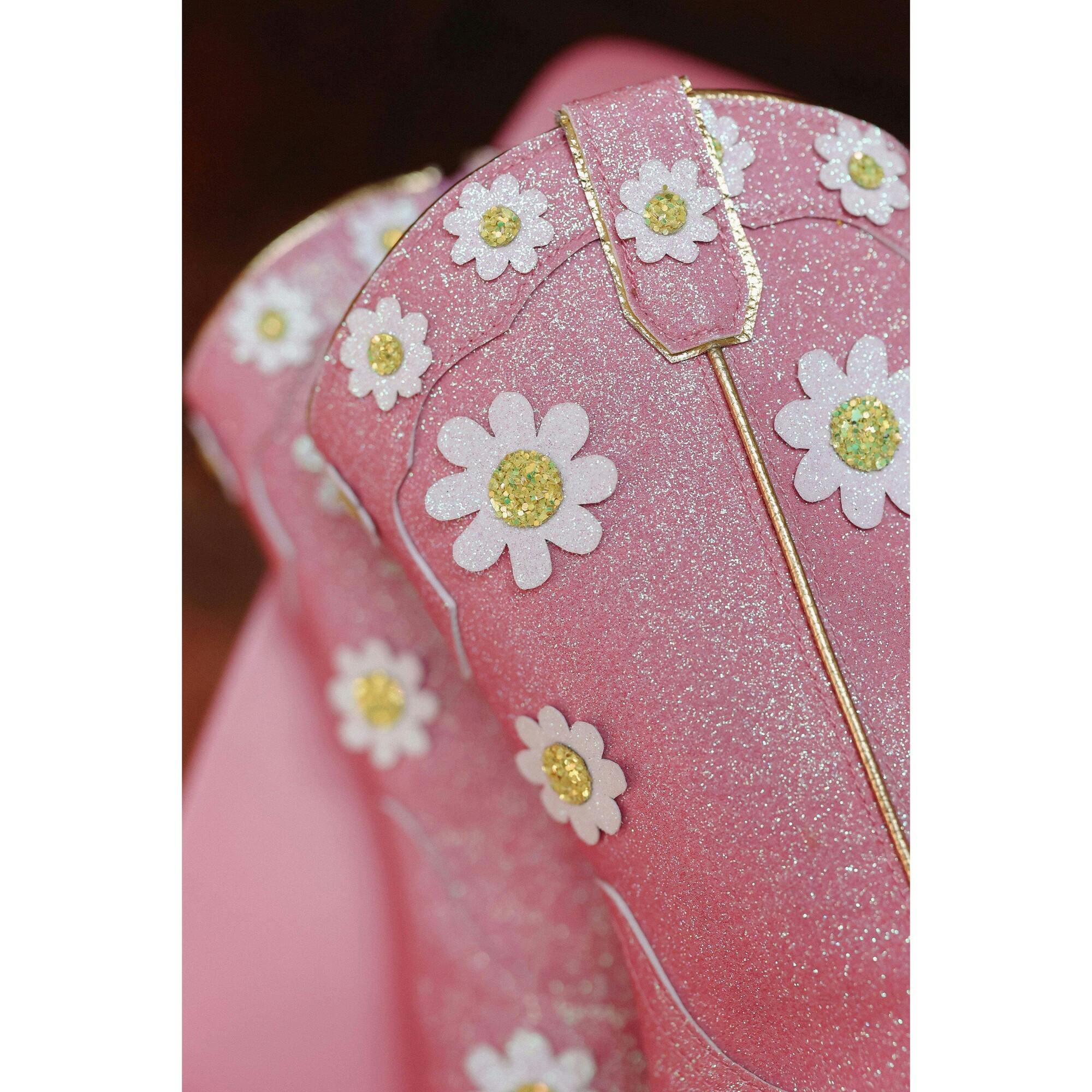 Cowgirl Oopsie Daisy Boots, Pink