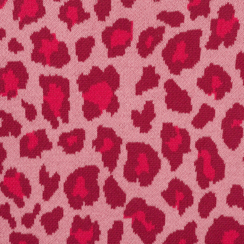 Infant Girls 3-Piece Sweater Set | Pink Leopard