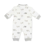 Vintage Airplane Pilots - Zip Neck Romper