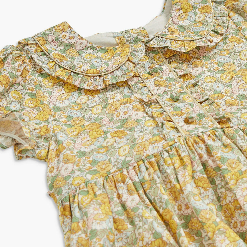 Juliet Dress Yellow Green Liberty