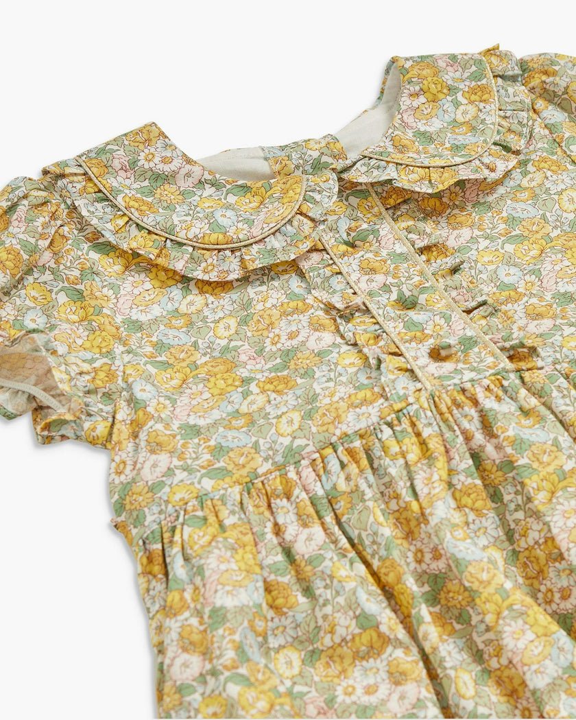 Juliet Dress Yellow Green Liberty