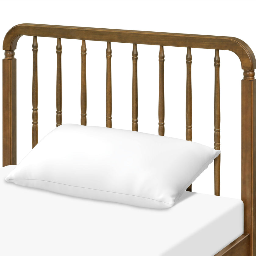 Liberty Spindle Twin Bed in Natural Walnut