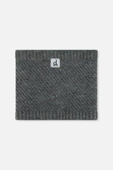 Winter Knit Neckwarmer Cool Dark Grey