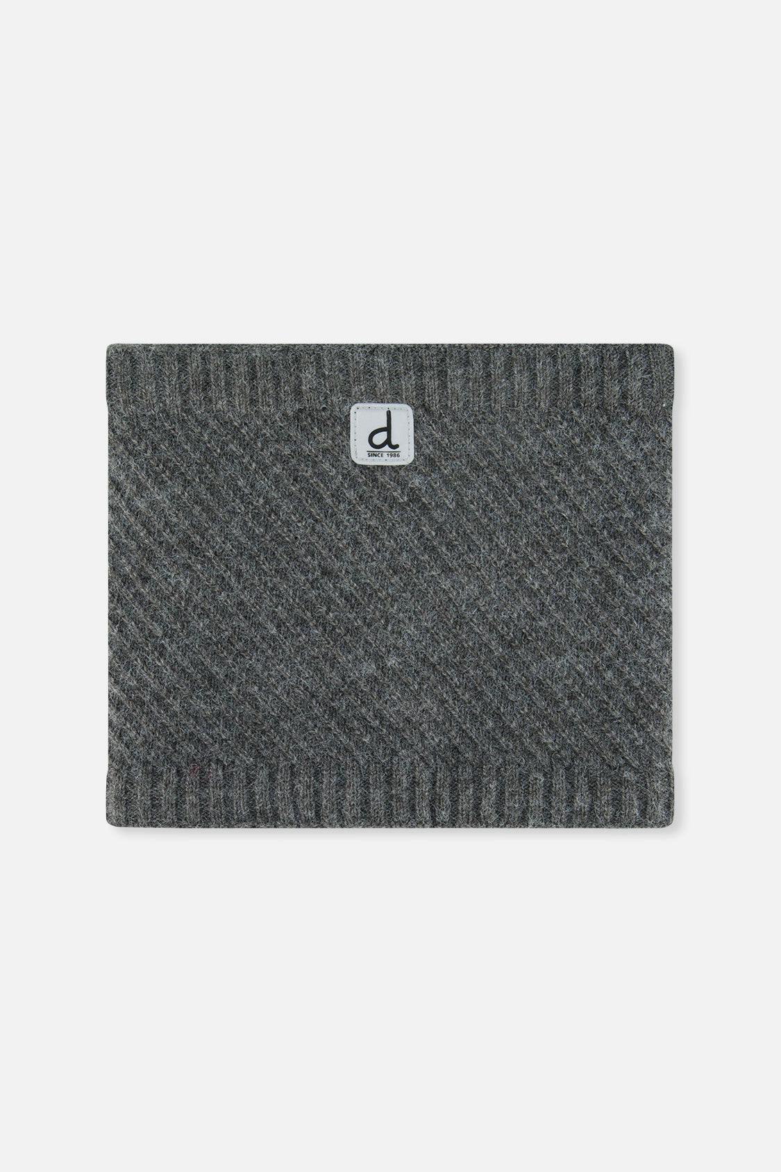 Winter Knit Neckwarmer Cool Dark Grey