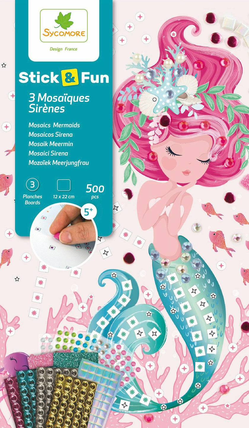 Stick'N Fun - XS Mosaics Mermaid - 5y+