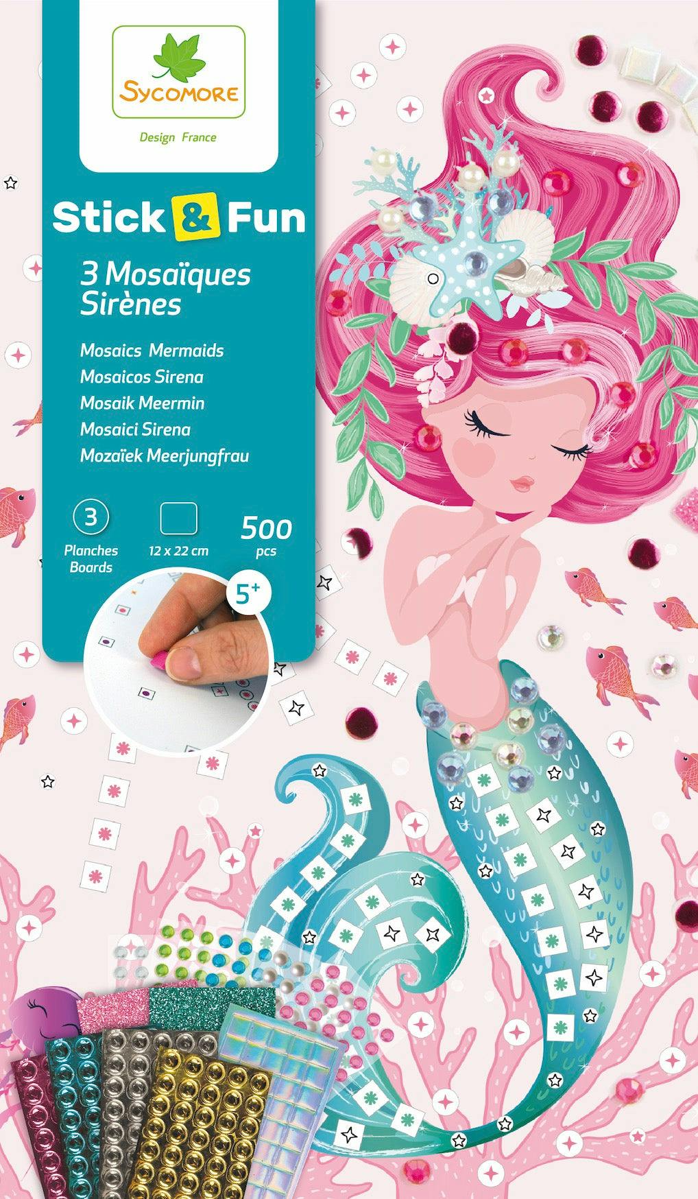 Stick'N Fun - XS Mosaics Mermaid - 5y+
