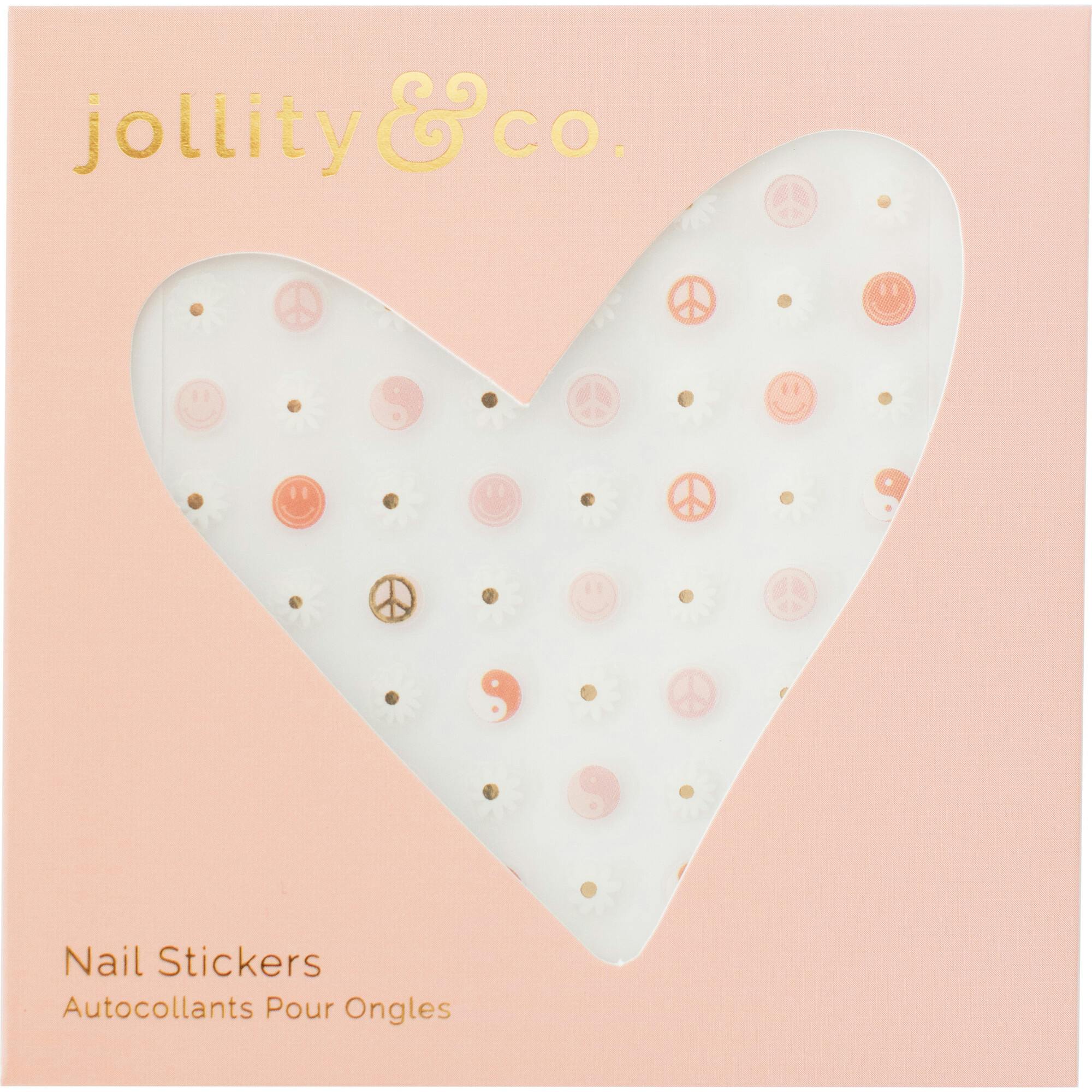 Peace & Love Nail Stickers