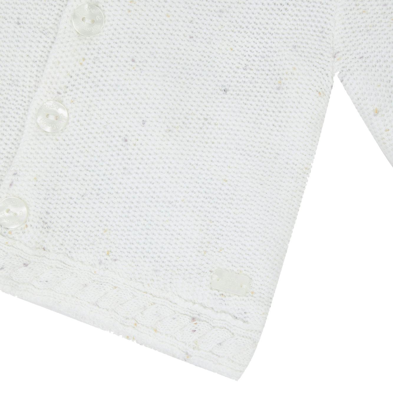 TARTINE ET CHOCOLAT Knit Baby Coat - Nacre