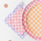 Check It!Purple Posse Large Napkins