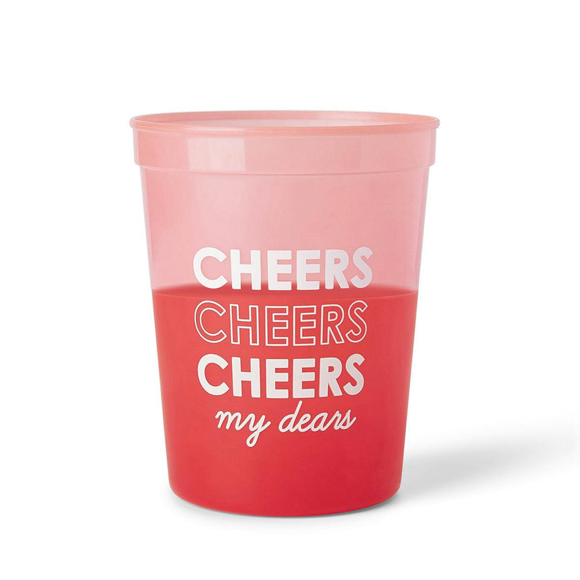 Cheers My Dears Color Changing Reusable Cups (Set of 10)