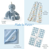 QUINN Reversible Light Weight Quilted Baby Blanket