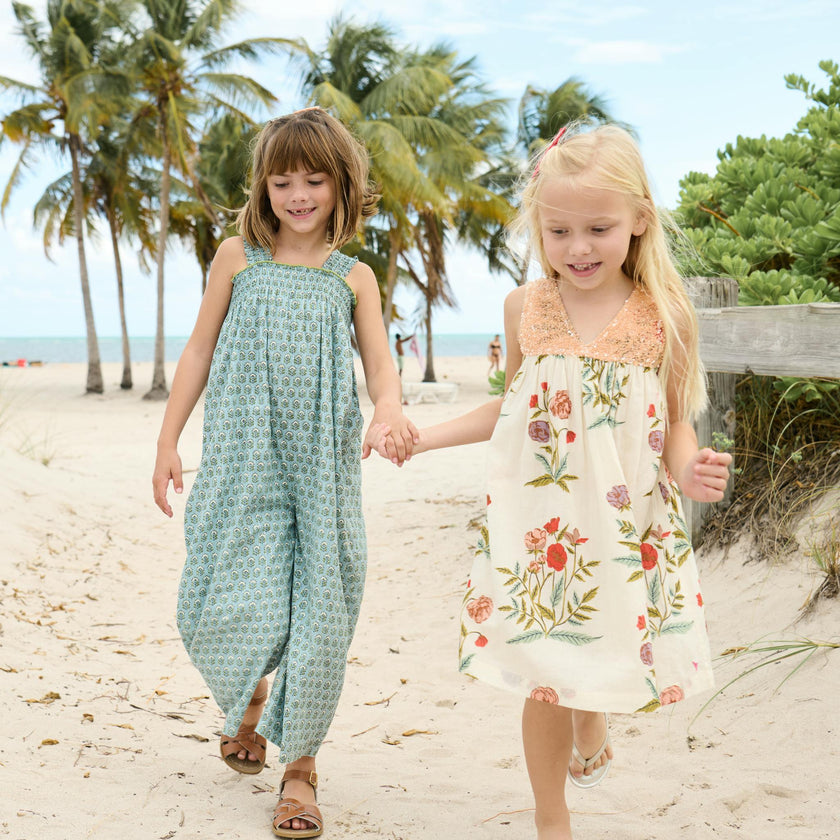 Girls Courtney Dress - Rosewick Poppy