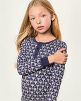 Kid's Pima Snug Fit Pajama Set in Festival of Lights