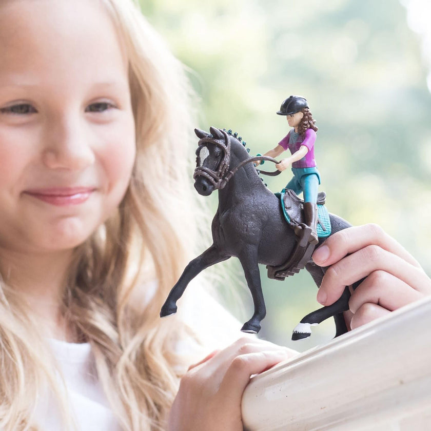Schleich Club: Lisa & Storm - & Rider Figurine Playset