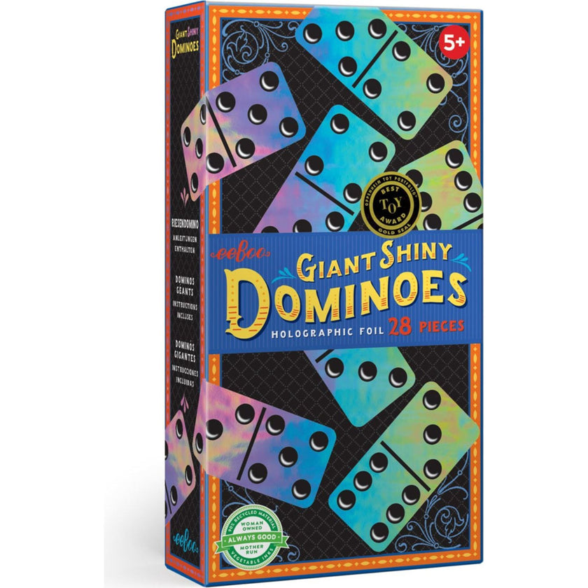 Giant Shiny Holographic Foil Dominoes
