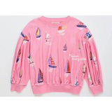 BARCOS TOWEL SWEATSHIRT PINK