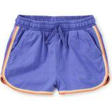 Rainbow Binding Track Shorts, Purple