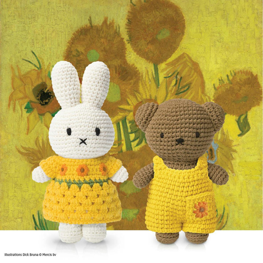 Boris Sunflower Crochet Doll Van Gogh Inspired