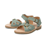 Pearl Kids Double Buckle Sandal – Smokey Sage Leather
