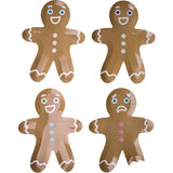 Gingerbread Men Dessert Plates