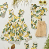 Baby Boys Jack Shirt - Banana Leaves