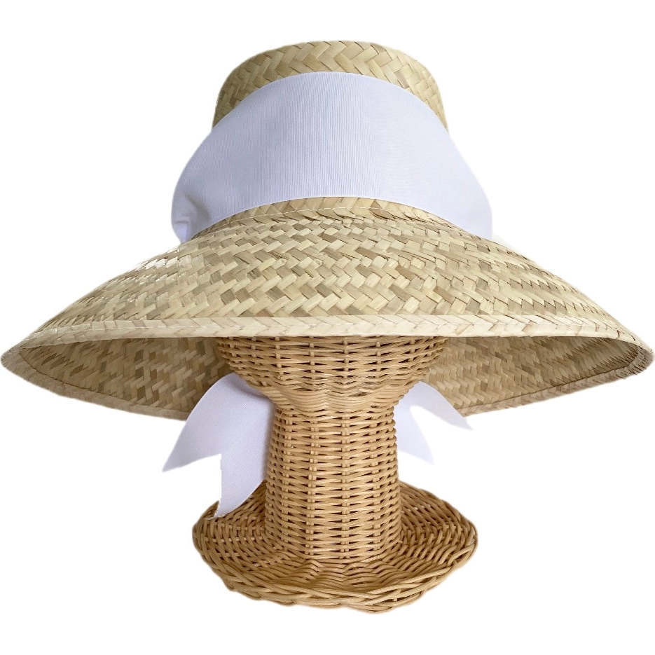 Women's Amaryllis Wide & Short Brim Grosgrain Ribbon Sun Hat