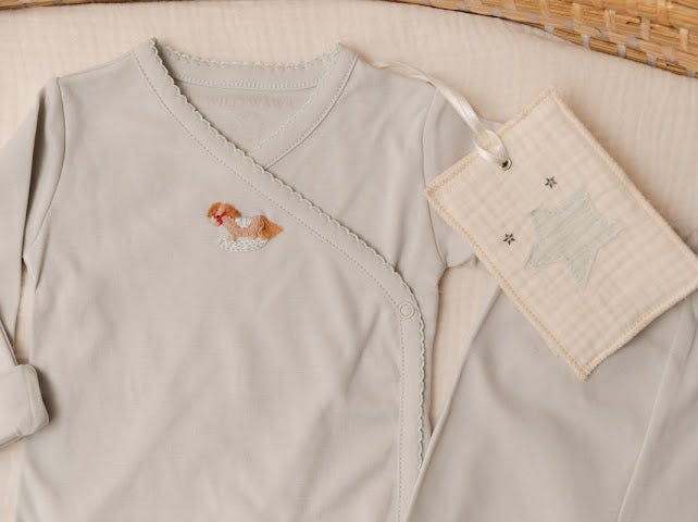 Embroidered Three Piece Set