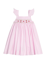 Smocked Lizzy D Dress - Strawberries