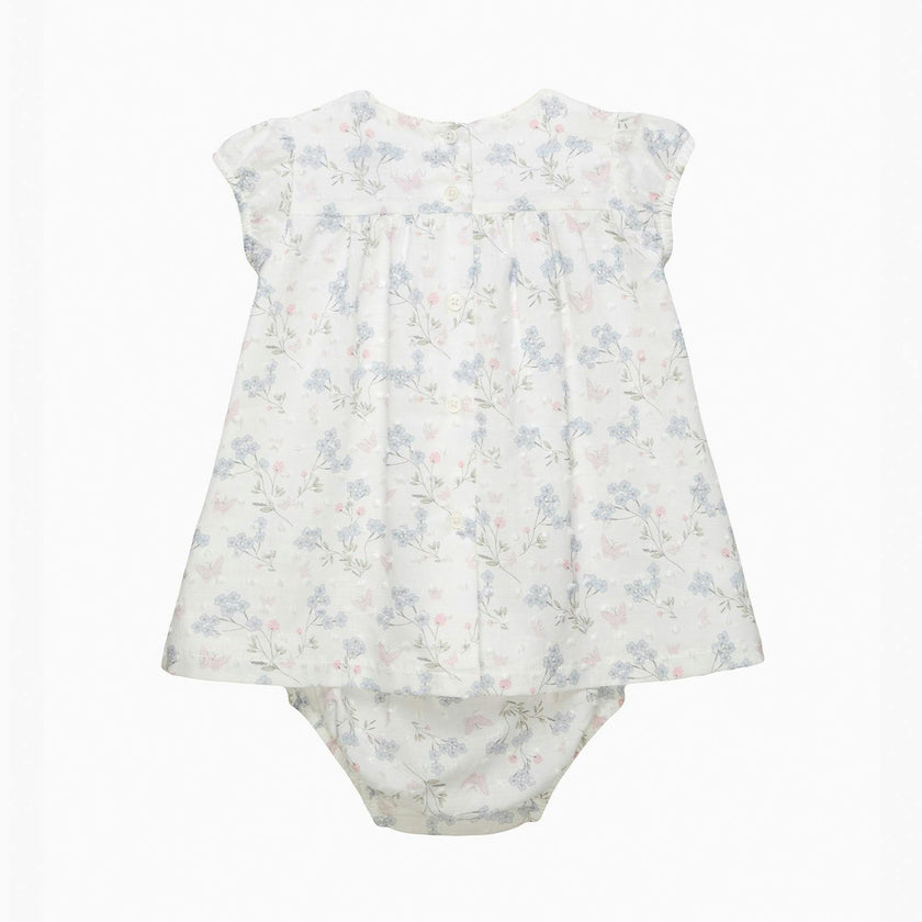 Baby My First Smocked Dress in Butterfly Plumetis