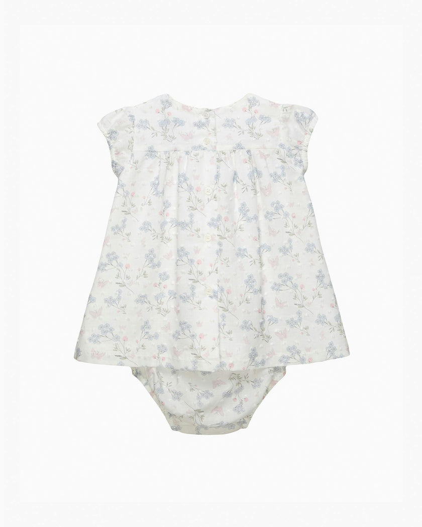 Baby My First Smocked Dress in Butterfly Plumetis