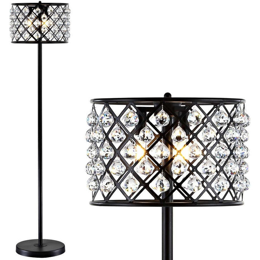 Elizabeth 60" Crystal/Metal LED Floor Lamp