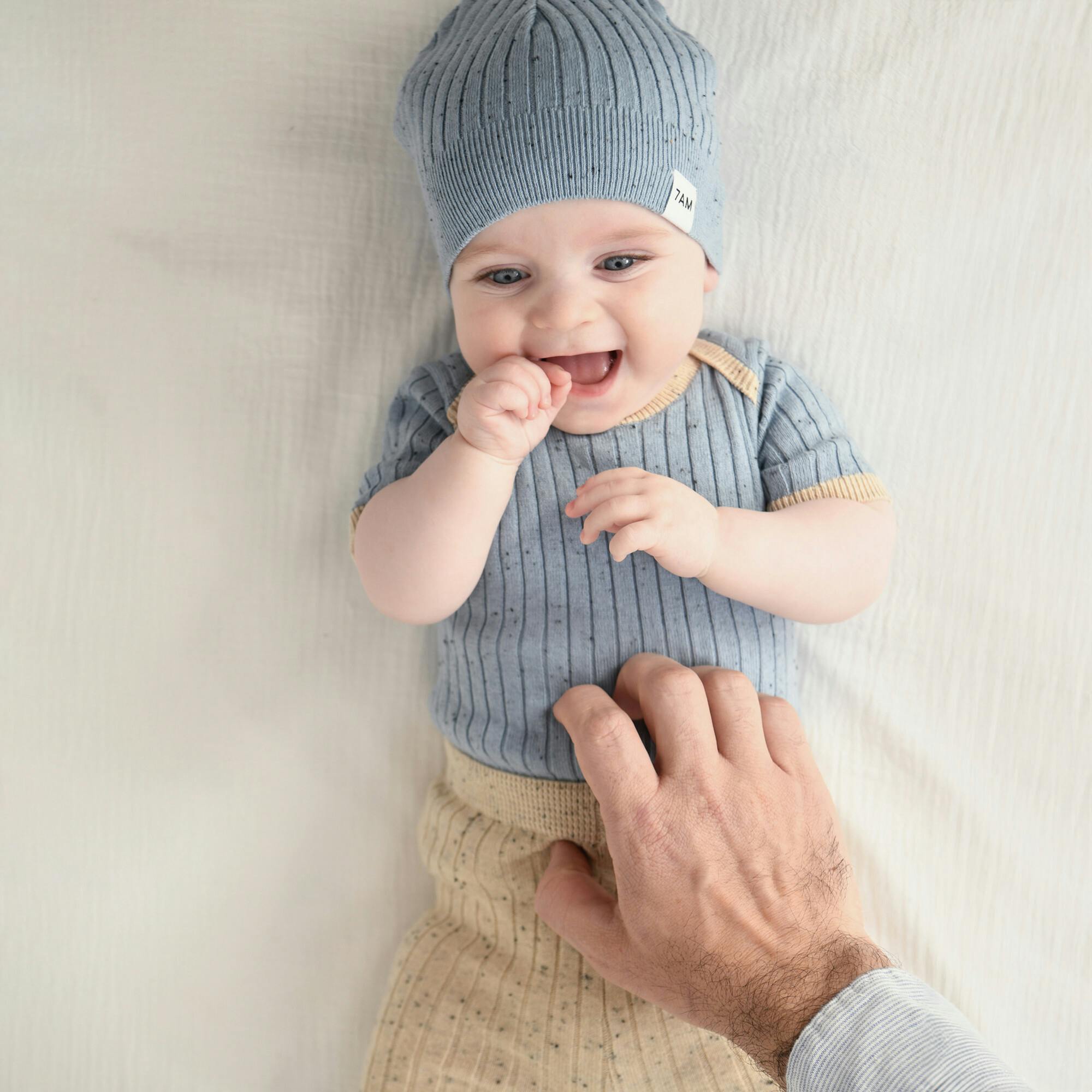 Ribbed Knit Retro Beanie