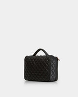 Black Zip Round Cosmetic