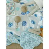 Organic Muslin Four-Layer Reversible Snug Blanket