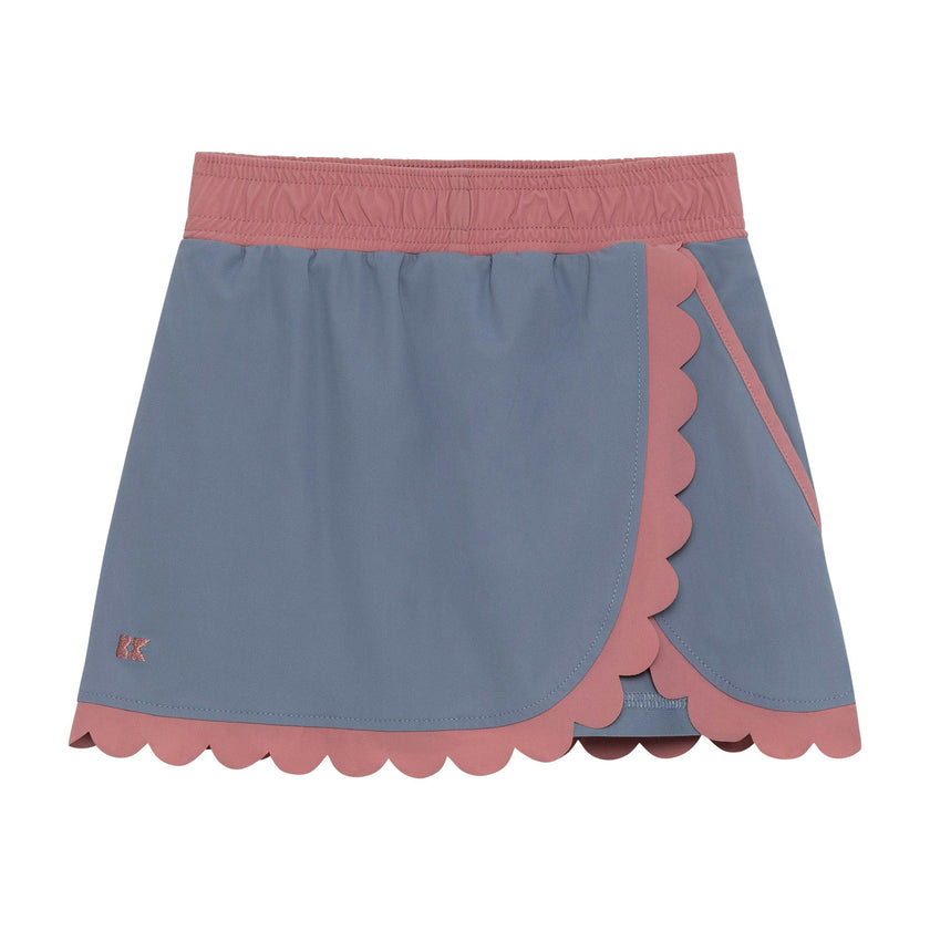 Girls Scalloped Skort