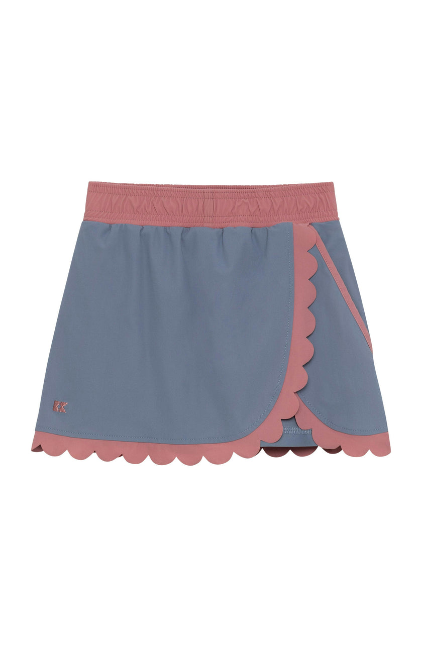 Girls Scalloped Skort