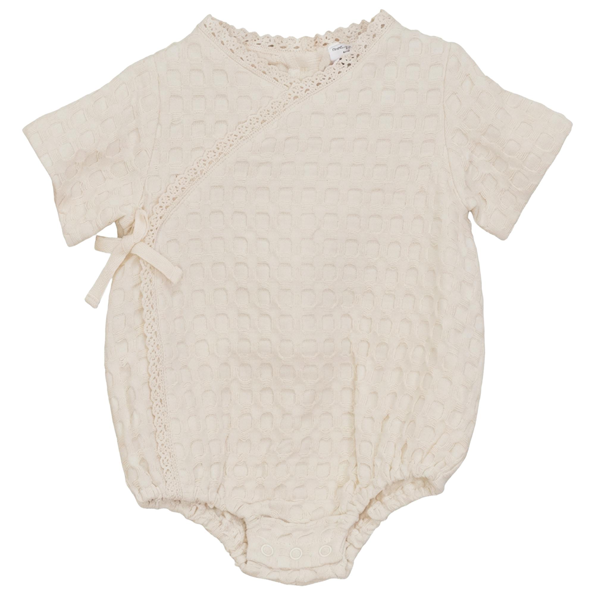 Textured Waffle Romper