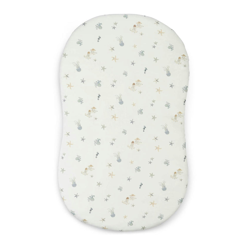 Cove Sea Life Cotton Bassinet Sheet