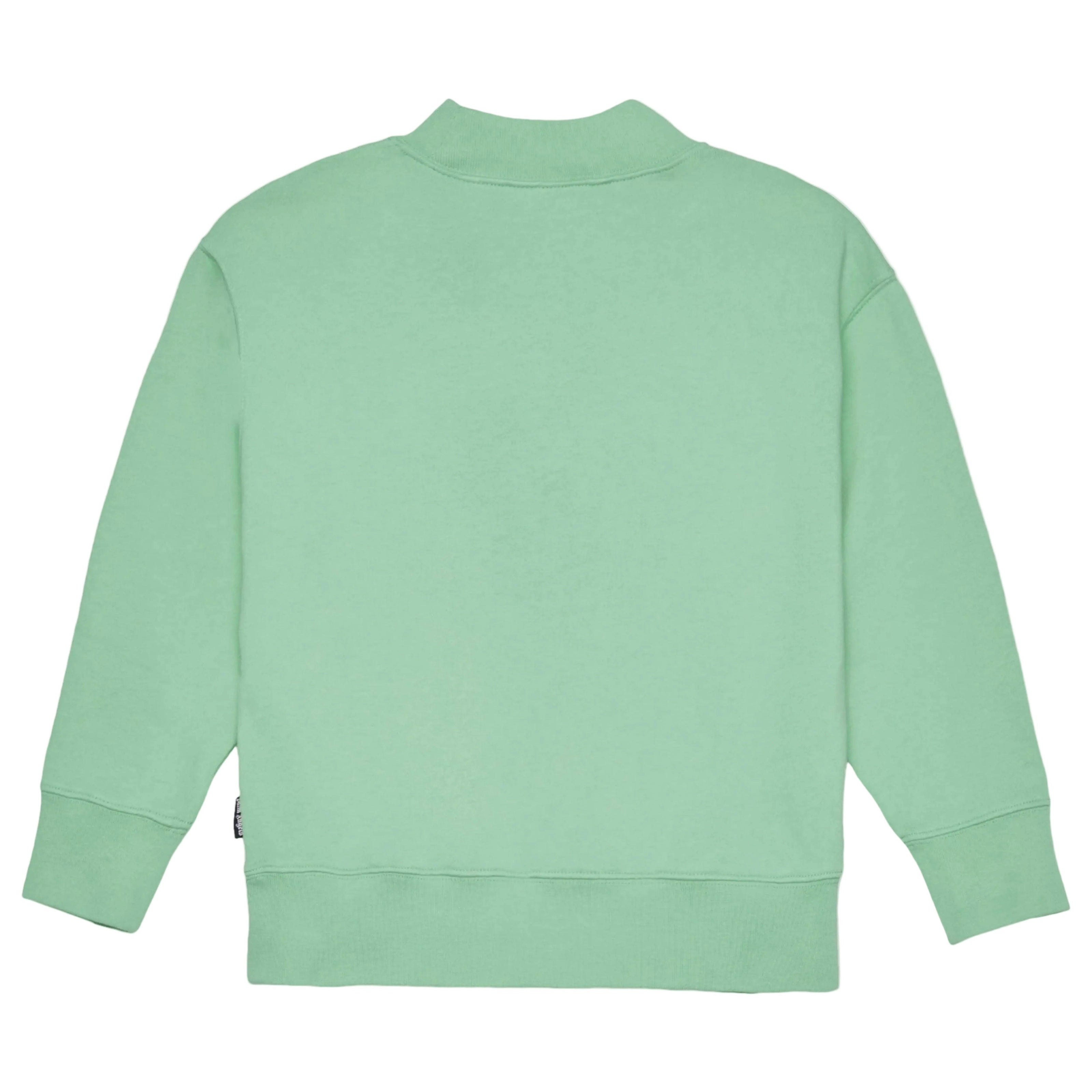 Green Curved Logo Regular Sweatshirt