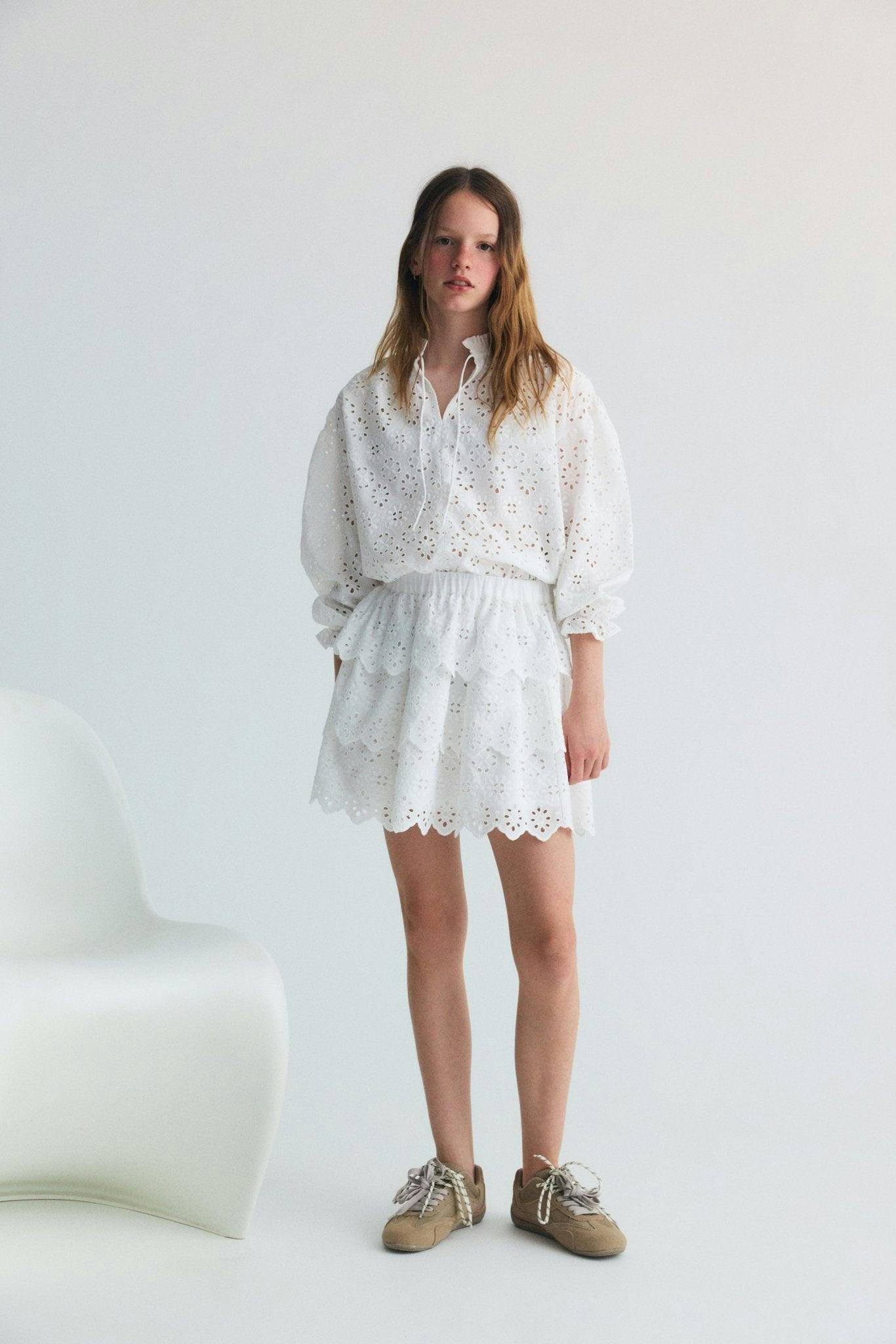 Sakura Teen Skirt Pure Cloud