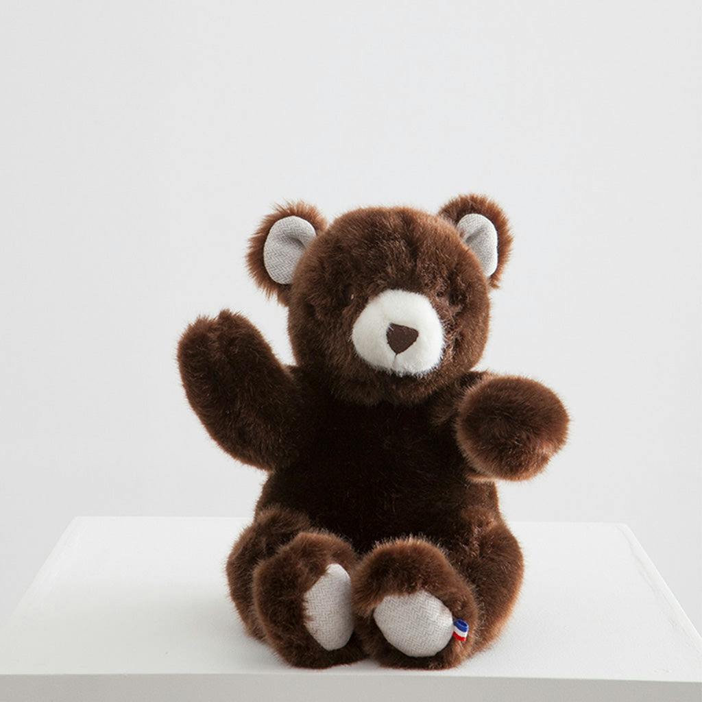 Robert the Bear | Chocolate | Chevron Print