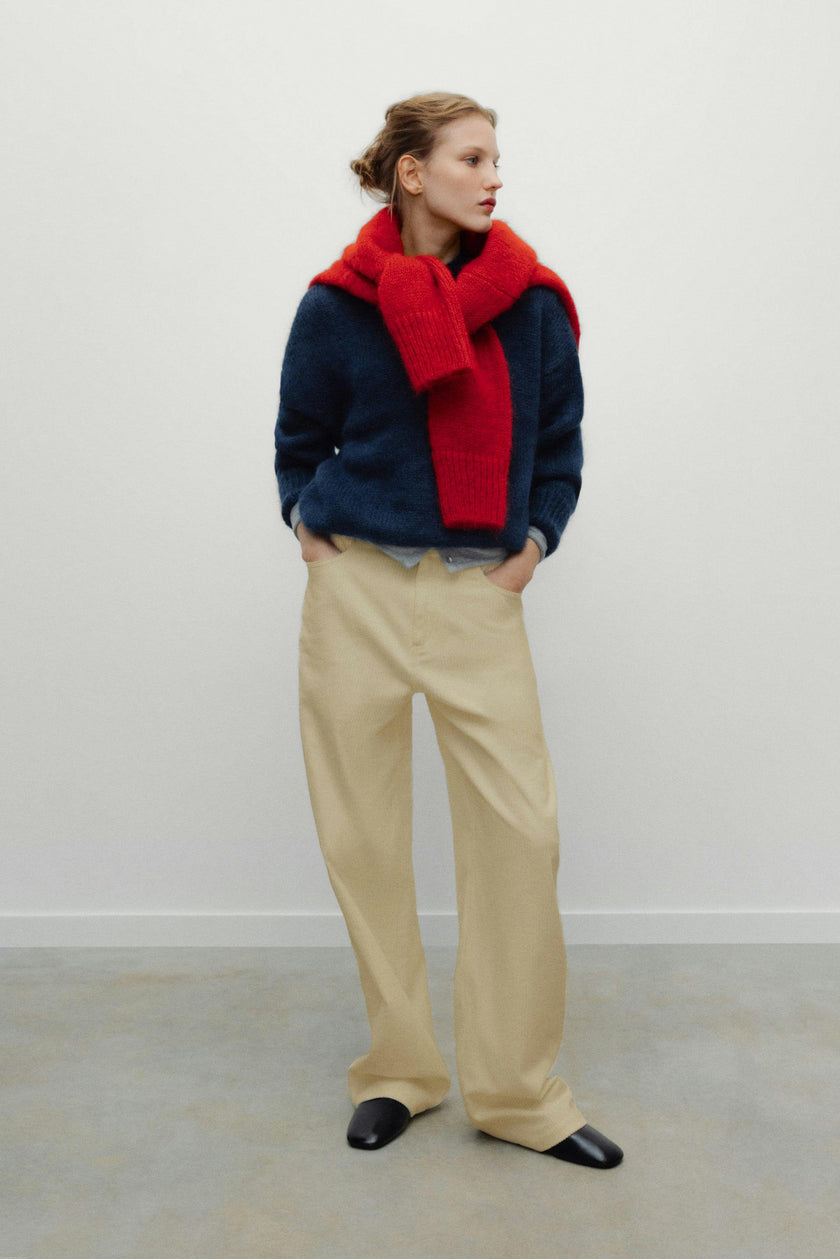 Giselle Woman Trouser Biscotti