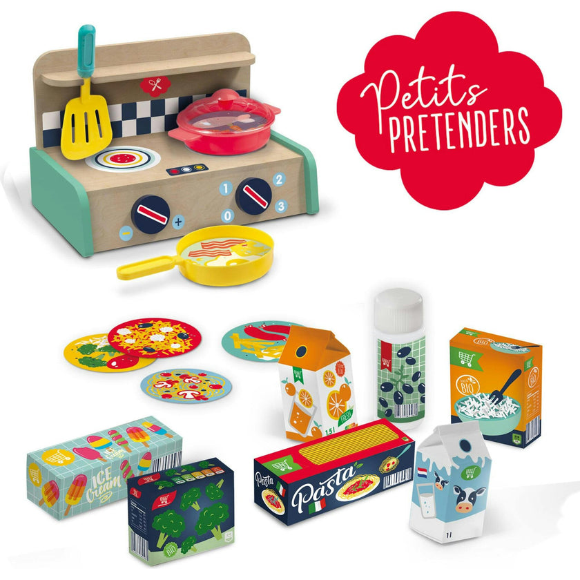 SES Creative: Kitchen Play Set - 16 Piece Toy Set