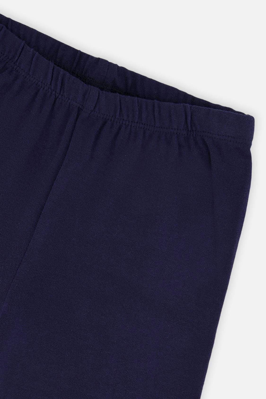Organic Cotton Leggings Dark Blue