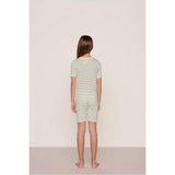 Kids Printed TENCEL™ Modal Unisex Short PJ Set, White