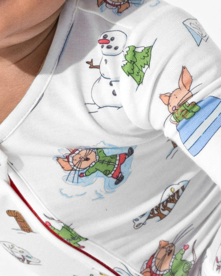 If You Give A Mouse A Cookie Christmas Bamboo Convertible Footie