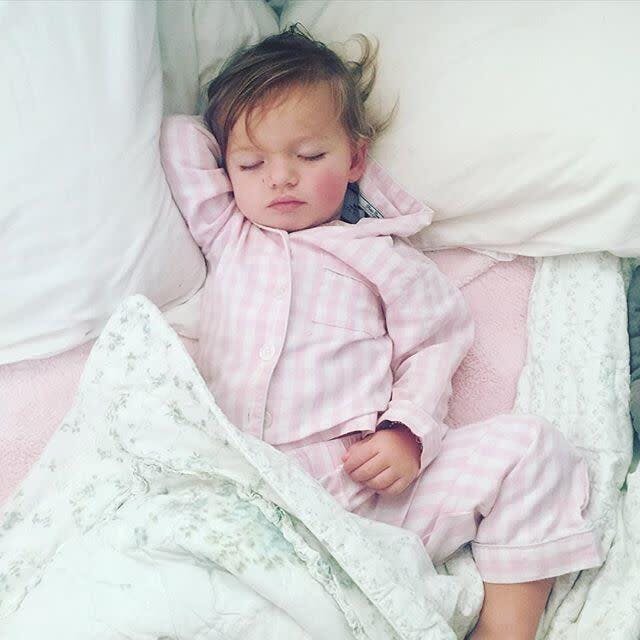 Kid's Twill Pajama Set in Pink Gingham