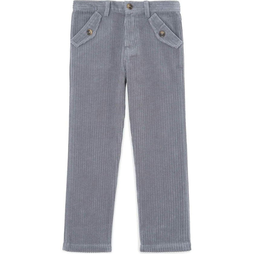 TARTINE ET CHOCOLAT COTTON CORDUROY PANTS - MID GREY