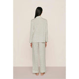 Gisele Printed TENCEL™ Modal Long PJ Set, White