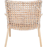 Collette Rattan Accent Chair with Cushion